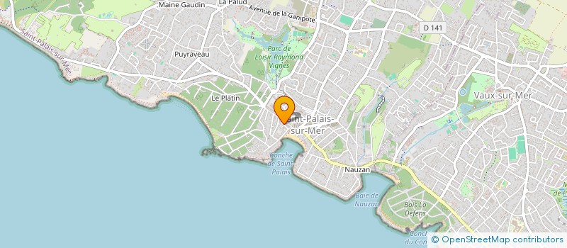 localisation de l'entreprise MADAME AGNES VANNECON  SAINT-PALAIS-SUR-MER