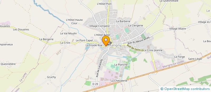 localisation de l'entreprise MADAME AGNES VAUCY à MARIGNY-LE-LOZON