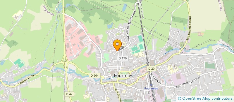 localisation de l'entreprise MADAME AGNES VENNIN à FOURMIES