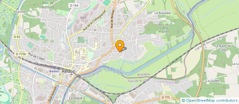 localisation de l'entreprise MADAME AGNES VERMEULEN  REDON