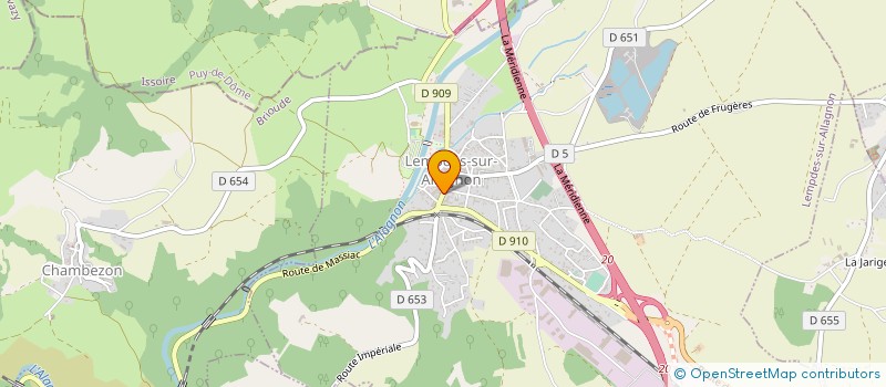 localisation de l'entreprise MADAME AGNES VIAL à LEMPDES-SUR-ALLAGNON