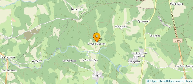 localisation de l'entreprise MADAME AGNES VIALLA à SAINTE-SIGOLENE