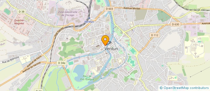 localisation de l'entreprise MADAME AGNES VIARD à VERDUN