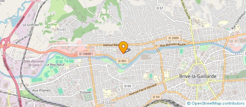 localisation de l'entreprise MADAME AGNES VIGILANT à BRIVE-LA-GAILLARDE