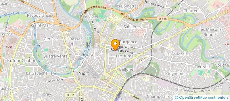 localisation de l'entreprise MADAME AGNES VIGNAULT  NIORT