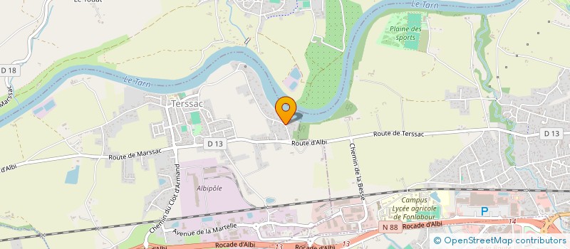 localisation de l'entreprise MADAME AGNES VILLOT  TERSSAC