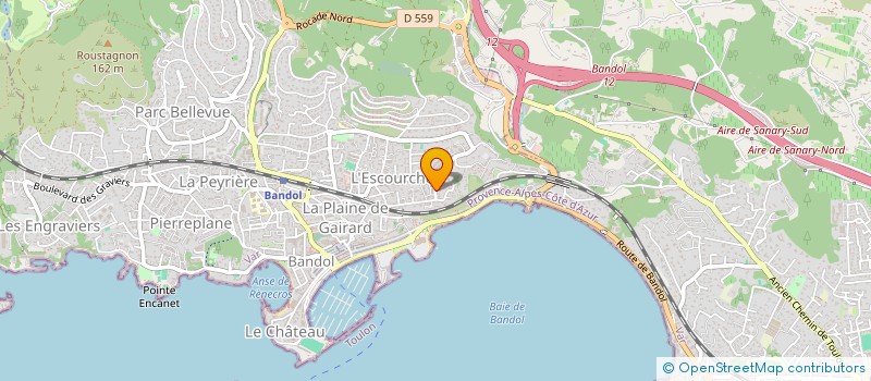 localisation de l'entreprise MADAME AGNES VINCENTELLI à BANDOL