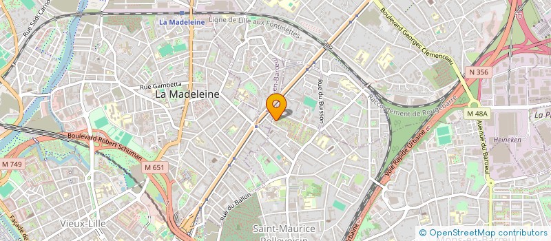 localisation de l'entreprise MADAME AGNES VIOLETTE à LOUVIGNIES-QUESNOY