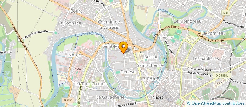 localisation de l'entreprise MADAME AGNES VIROULAUD  NIORT