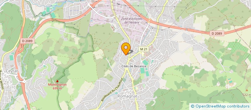 localisation de l'entreprise MADAME AGNES VITRY  ROMAGNAT