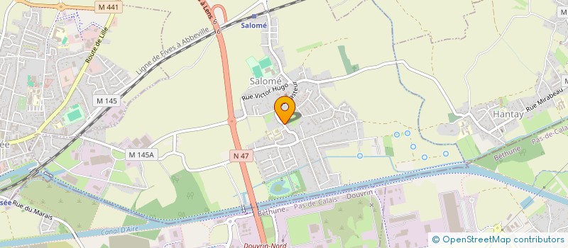 localisation de l'entreprise MADAME AGNES VOO  SALOME