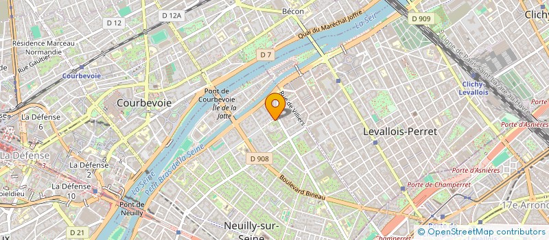localisation de l'entreprise MADAME AGNES WEIL à NEUILLY-SUR-SEINE
