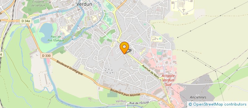 localisation de l'entreprise MADAME AGNES WOITIER à VERDUN