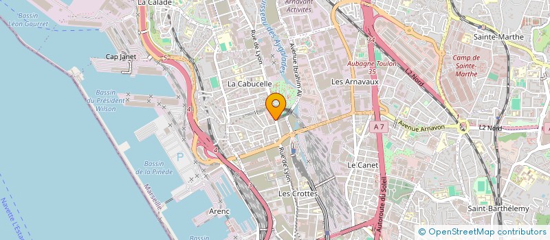 localisation de l'entreprise MADAME AGNES WONG KING à MARSEILLE