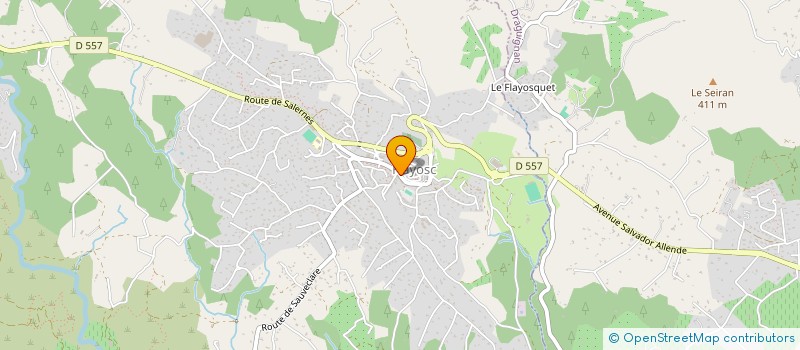 localisation de l'entreprise MADAME AGNES YVONNET  FLAYOSC