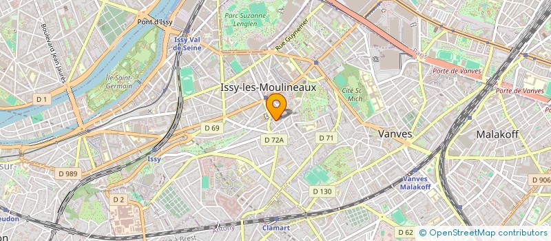 localisation de l'entreprise MADAME AGNES ZANARDO à ISSY-LES-MOULINEAUX