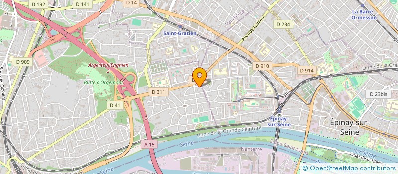 localisation de l'entreprise MADAME AGNES ZIKOU TSHIBO  ARGENTEUIL