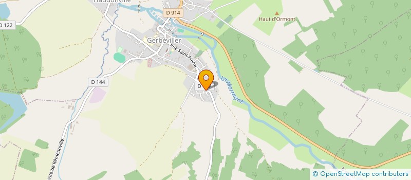 localisation de l'entreprise MADAME AGNESA MATHIEU  GERBEVILLER