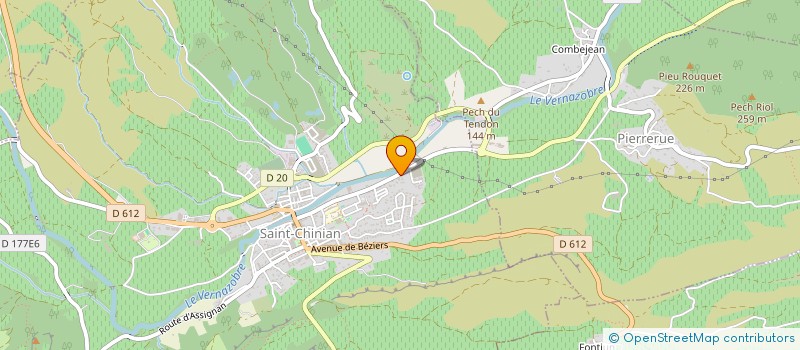 localisation de l'entreprise MADAME AGNESE ARRIGONI  SAINT-CHINIAN