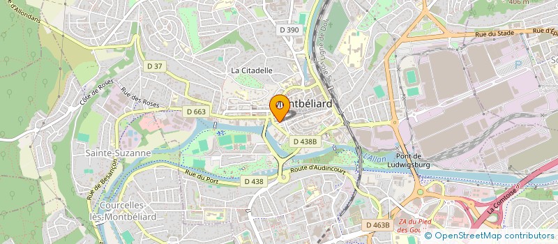 localisation de l'entreprise MADAME AGNESSA SMAALI à MONTBELIARD