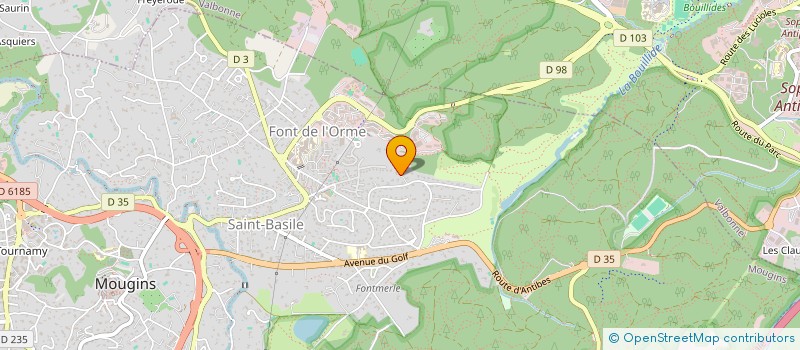 localisation de l'entreprise MADAME AGNETA LILJEQVIST  MOUGINS