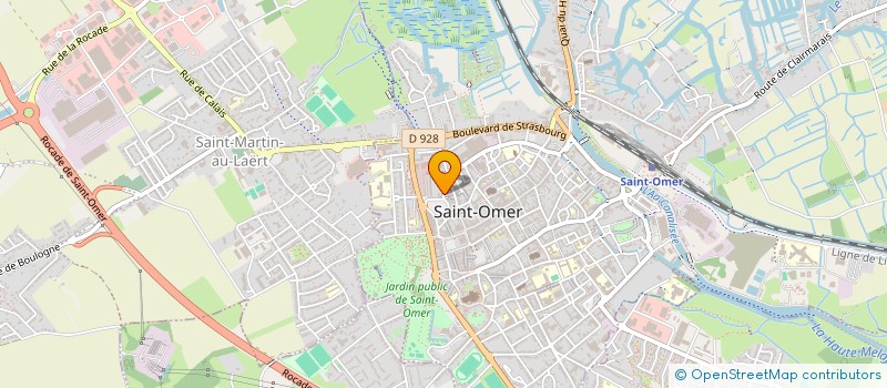 localisation de l'entreprise MADAME AGNETHA VYTELINGUM  SAINT-OMER