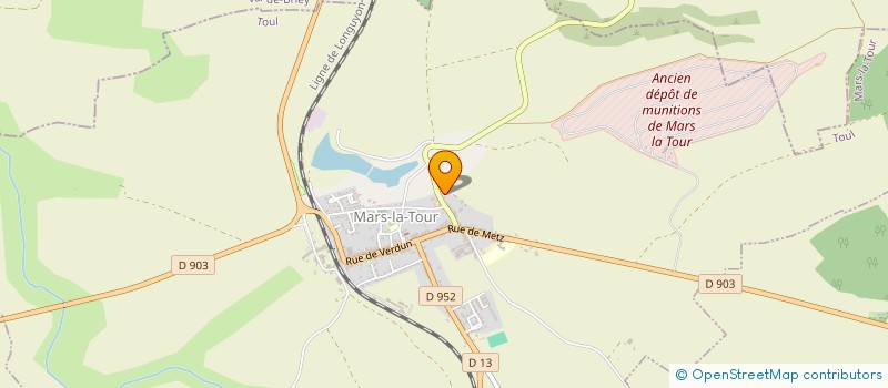 localisation de l'entreprise MADAME AGNIECE DIDIER  MARS-LA-TOUR