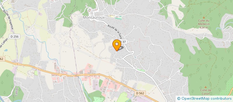 localisation de l'entreprise MADAME AGNIESKA KORBIEL à MONTAUROUX