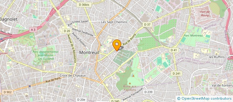 localisation de l'entreprise MADAME AGNIESZKA ANNA MALINOWSKA à MONTREUIL