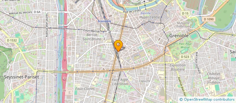 localisation de l'entreprise MADAME AGNIESZKA CZARNIAK  GRENOBLE