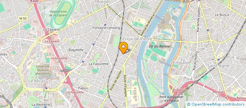 localisation de l'entreprise MADAME AGNIESZKA KULZA  TOULOUSE