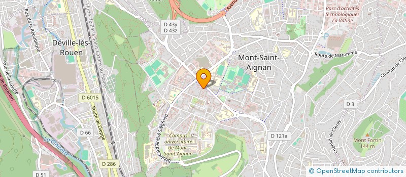 localisation de l'entreprise MADAME AGNIESZKA MALINOWSKA à MONT-SAINT-AIGNAN