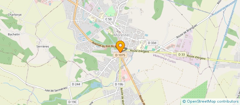 localisation de l'entreprise MADAME AGNIESZKA MICHALSKA  MORESTEL