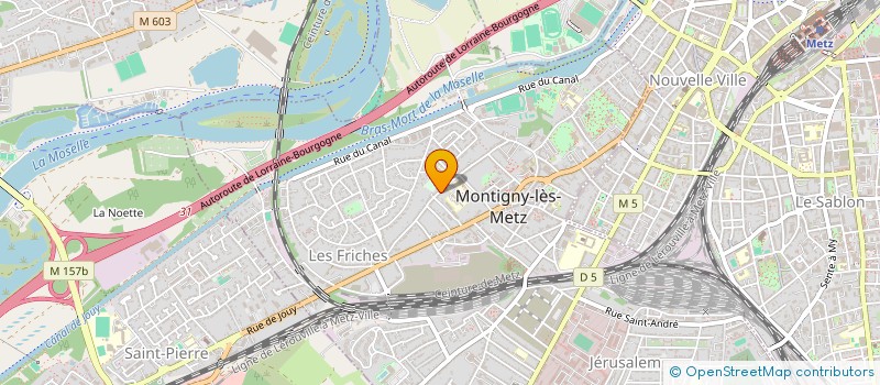 localisation de l'entreprise MADAME AGNIESZKA PANEJKO à MONTIGNY-LES-METZ