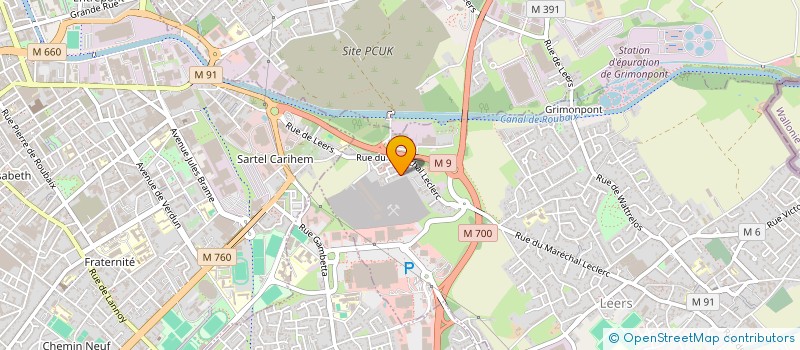 localisation de l'entreprise MADAME AGNIESZKA RAFALSKA  LEERS