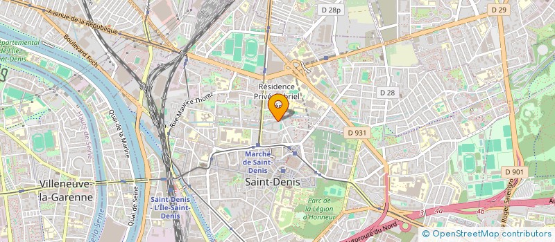 localisation de l'entreprise MADAME AGNIESZKA ROZKOCHA à SAINT-DENIS