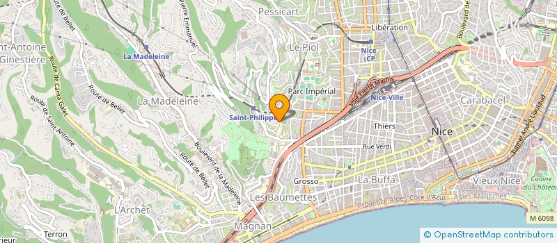 localisation de l'entreprise MADAME AGNIESZKA SMOLAREK à NICE