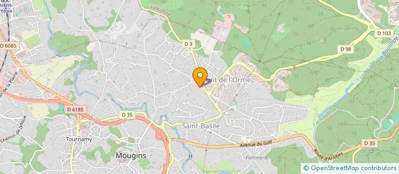 localisation de l'entreprise MADAME AGNIESZKA TYRANOWICZ à MOUGINS