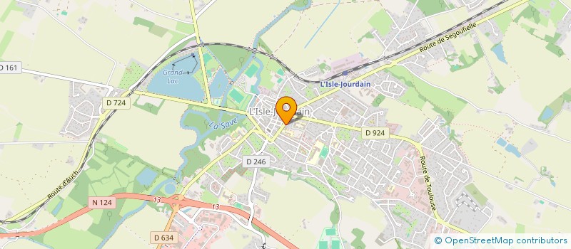 localisation de l'entreprise MADAME AGNIESZKA WOJDYLO  L'ISLE-JOURDAIN