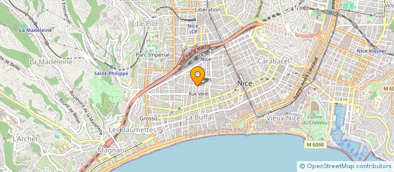 localisation de l'entreprise MADAME AGOSTINA GIAIME ROFFE  NICE