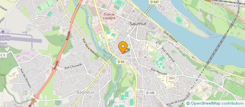 localisation de l'entreprise MADAME AGOUA YAPI  SAUMUR