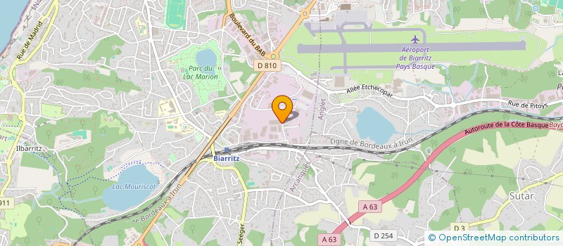localisation de l'entreprise MADAME AGURTZANE OTEGUI PEREZ à BIARRITZ