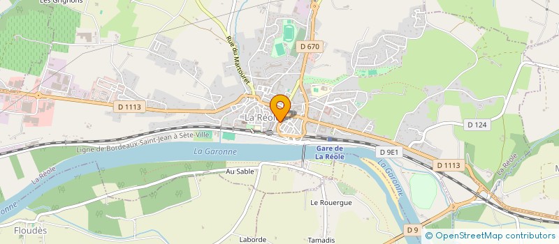 localisation de l'entreprise MADAME AGUSTINA DALMOLIN à LA REOLE