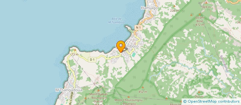 localisation de l'entreprise MADAME AHAMADI HALOUA  MTSAMBORO