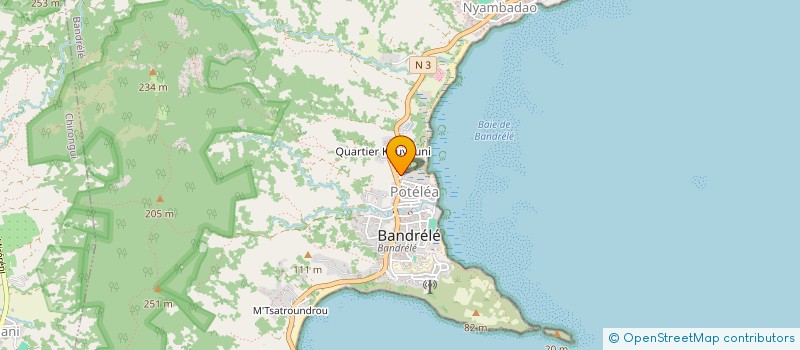 localisation de l'entreprise MADAME AHAMADI LAILINA  BANDRELE