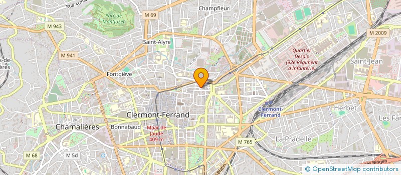 localisation de l'entreprise MADAME AHCEN KACED à CLERMONT-FERRAND