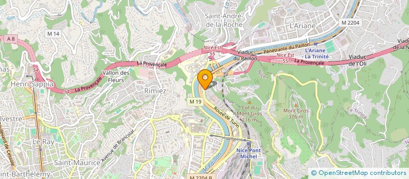 localisation de l'entreprise MADAME AHLAM BEN FARHAT CHAIBI  NICE