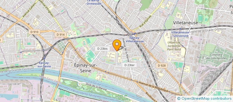 localisation de l'entreprise MADAME AHLAM BENCHEIKH-LEHOCINE à EPINAY-SUR-SEINE
