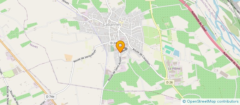 localisation de l'entreprise MADAME AHLAM BENMANCER  CABANNES