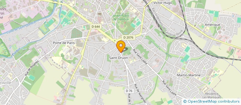 localisation de l'entreprise MADAME AHLAM DIB à CAMBRAI